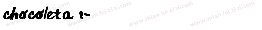 chocoleta 2字体转换
